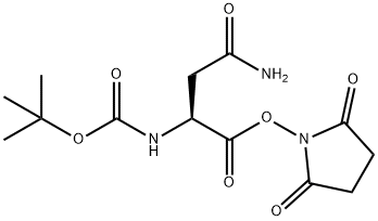 BOC-天冬氨酸琥珀酰亚胺酯 结构式
