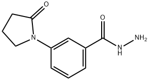 Benzoic acid, 3-(2-oxo-1-pyrrolidinyl)-, hydrazide (9CI) 结构式