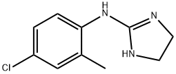 2-(2-methyl-4-chlorophenylamino)-2-imidazoline 结构式