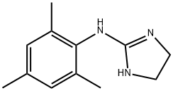 N-(2,4,6-Trimethylphenyl)-2-imidazoline-2-amine 结构式