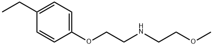 Ethanamine, N-[2-(4-ethylphenoxy)ethyl]-2-methoxy- (9CI) 结构式