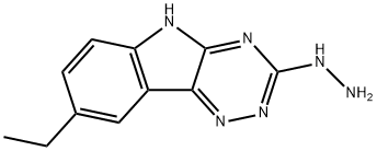 (9H-1,3,4,9-四氮杂-芴-2-基)-肼 结构式