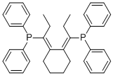 1,2-Bis[(Z)-1-(diphenylphosphino)prop-1-ylidene]cyclohexane, min. 98% Et2-CYCLO-NUPHOS 结构式