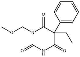 N- 甲氧基甲基苯巴比妥 结构式