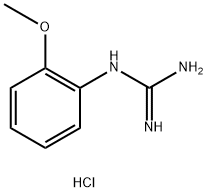 2'-甲氧基苯基胍盐酸盐 结构式