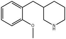3-(2-METHOXY-BENZYL)-PIPERIDINE 结构式