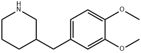 3-(3,4-DIMETHOXY-BENZYL)-PIPERIDINE 结构式