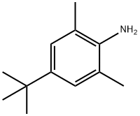 4-叔丁基-2,6-二甲基-苯胺 结构式