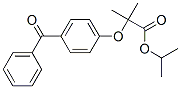 2-(4-Benzoylphenoxy)-2-methylpropanoic acid isopropyl ester 结构式