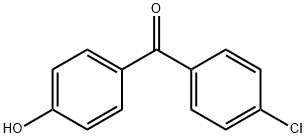 4-氯-4'-羟基二苯甲酮 结构式