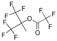 2,2,2-Trifluoro-1-methyl-1-(trifluoromethyl)ethyl=trifluoroacetate 结构式