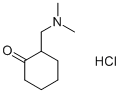 2-二甲氨基甲基-1-环己酮盐酸盐 结构式
