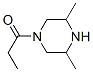 Piperazine, 3,5-dimethyl-1-propionyl- (7CI,8CI) 结构式
