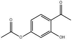 4-ACETYL-3-HYDROXYPHENYL ACETATE 结构式