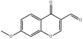 3-甲酰基-7-甲氧基色酮 结构式