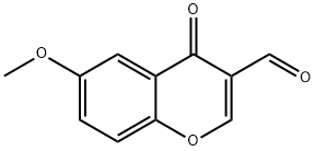6-METHOXY-4-OXO-4H-CHROMENE-3-CARBALDEHYDE 结构式