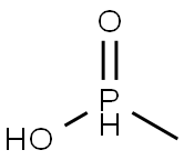METHYL-PHOSPHINIC ACID 结构式