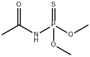 O,O-二甲基-N-乙酰基硫代磷酰胺 结构式