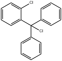 氯代(邻氯苯基)二苯基甲烷 结构式