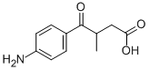 4-(4-氨基苯基)-3-甲基-4-氧代丁酸 结构式