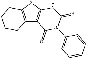 2-Mercapto-3-phenyl-5,6,7,8-tetrahydrobenzo[b]thieno[2,3-d]pyrimidin-4(3H)-one