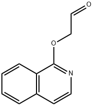 Acetaldehyde, (1-isoquinolinyloxy)- (9CI) 结构式