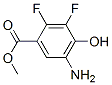 Benzoic acid, 5-amino-2,3-difluoro-4-hydroxy-, methyl ester (9CI) 结构式