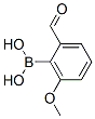 2-甲酰基-6-甲氧基苯硼酸 结构式