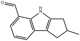 Cyclopent[b]indole-5-carboxaldehyde, 1,2,3,4-tetrahydro-2-methyl- (9CI) 结构式
