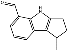 Cyclopent[b]indole-5-carboxaldehyde, 1,2,3,4-tetrahydro-1-methyl- (9CI) 结构式