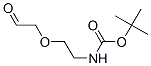 (2-(2-氧代乙氧基)乙基)氨基甲酸叔丁酯 结构式