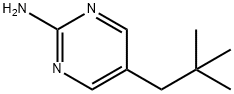 2-Pyrimidinamine, 5-(2,2-dimethylpropyl)- (9CI) 结构式