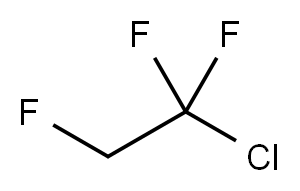 1-chloro-1,1,2-trifluoro-ethane 结构式