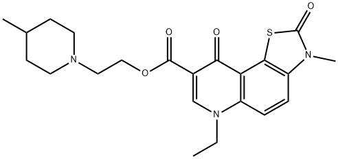 甲噻克酯 结构式