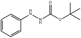 1-(叔丁氧基羰基)-2-苯肼 结构式