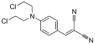 4-[Bis(2-chloroethyl)amino]benzylidenemalononitrile 结构式