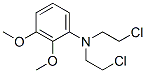 N,N-Bis(2-chloroethyl)-2,3-dimethoxybenzenamine 结构式