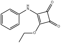 方酸单乙酯苯基酰氨 结构式