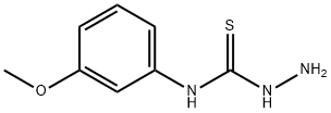 3-氨基-1-(3-甲氧基苯基)硫脲 结构式