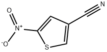 2-硝基噻吩-4-腈 结构式
