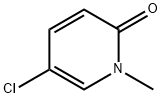 5-氯-1-甲基吡啶-2(1H)-酮 结构式