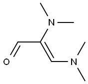 2,3-Bis(dimethylamino)acrylaldehyde 结构式