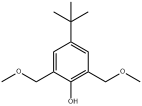 4-(叔丁基)-2,6-双(甲氧基甲基)苯酚 结构式