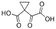 Cyclopropaneacetic acid, 1-carboxy-alpha-oxo- (9CI) 结构式