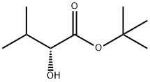 (R)-2-羟基-3-甲基丁酸叔丁酯 结构式