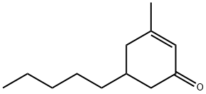 3-甲基-5-戊基-2-环戊烯-1-酮 结构式
