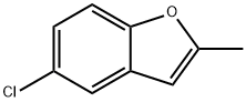 5-Chloro-2-methylbenzofuran 结构式
