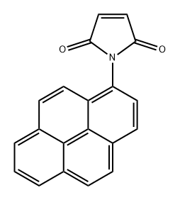 N-(1-芘)-马来酰亚胺 结构式