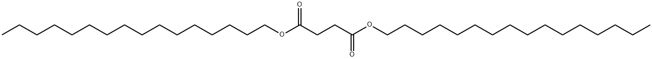 琥珀酸二正十六烷基酯 结构式
