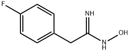 2-(4-FLUORO-PHENYL)-N-HYDROXY-ACETAMIDINE 结构式